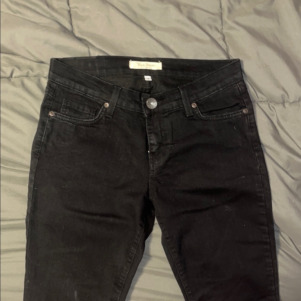PAIGE Black Skinny Jeans with Sleek Design